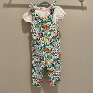 Baby Boden Jungle Animals Romper